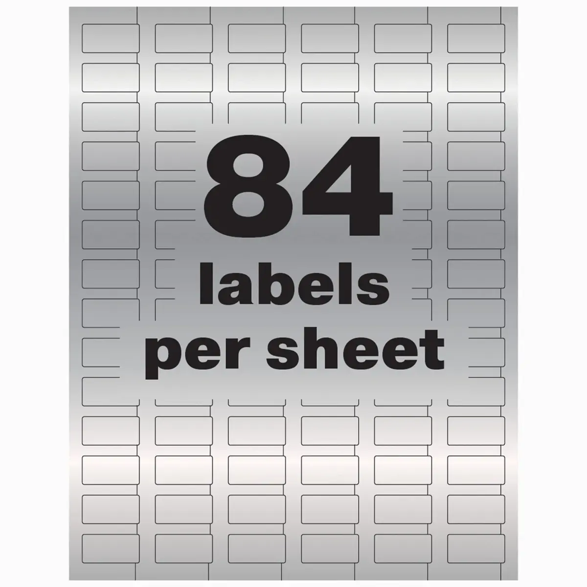 Avery Metallic Asset Tag Labels 1/2" x 1" (672 Labels, Silver) | Waterproof & Chemical Resistant - view 6