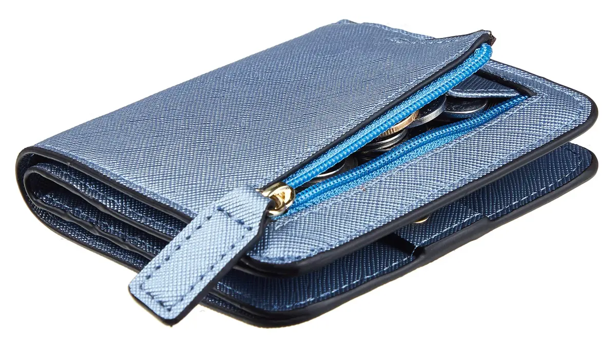 Toughergun RFID Blocking Small Compact Bifold Wallet for Women | 10.67cm x 9.14cm x 2.03cm (4.2" x 3.6" x 0.8") - main product image
