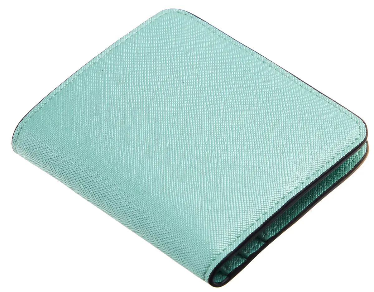 Toughergun CH Greenery Gold Slim Leather Wallet for Women - Compact RFID Blocking Bifold Mini Purse - view 3