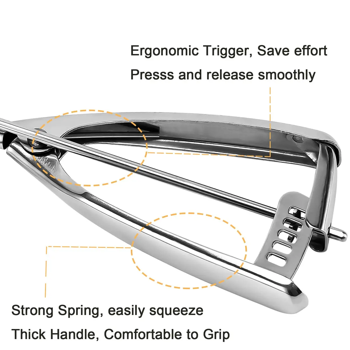 Saebye Large Cookie Scoop 3 Tbsp | Heavy Duty Stainless Steel Kitchen Tool - view 5
