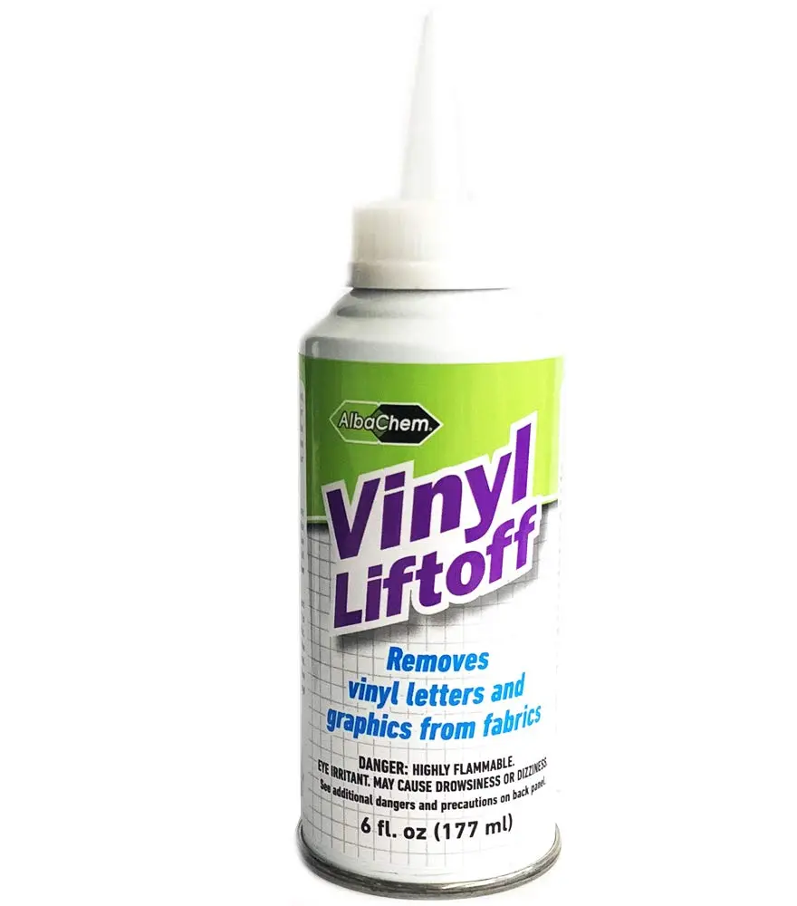AlbaChem Vinyl Lifter for Fabric 6 fl oz | Fast-Drying, No Residue Vinyl Remover - main product image