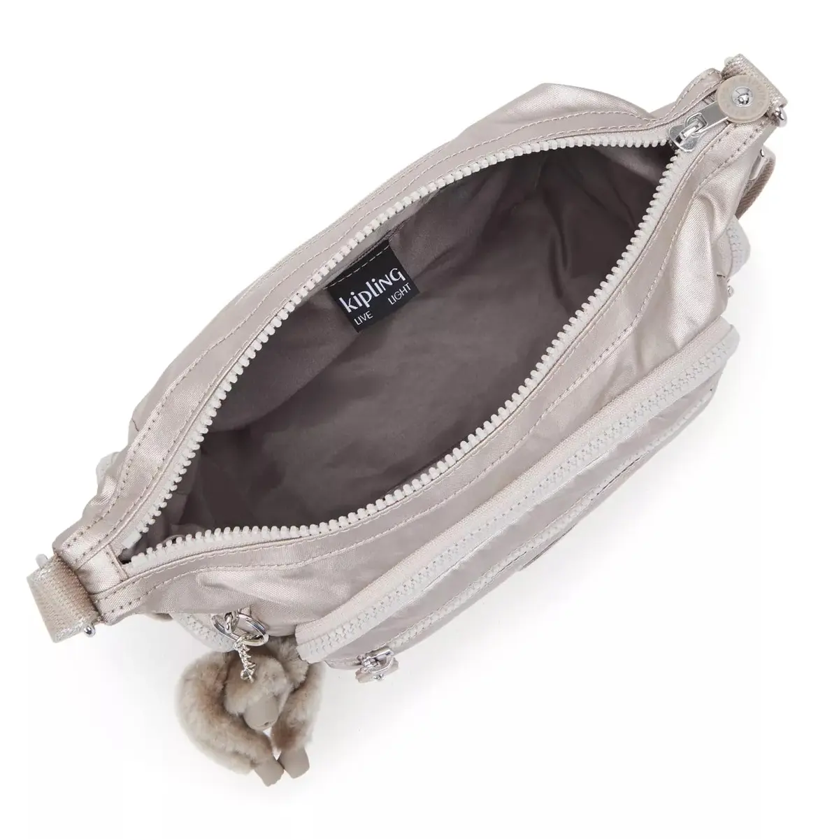 Kipling Women's Gabbie Small Crossbody Bag Metallic Glow | Lightweight Everyday Purse, Casual Shoulder Bag (7 L / 0.36 kg) - view 5