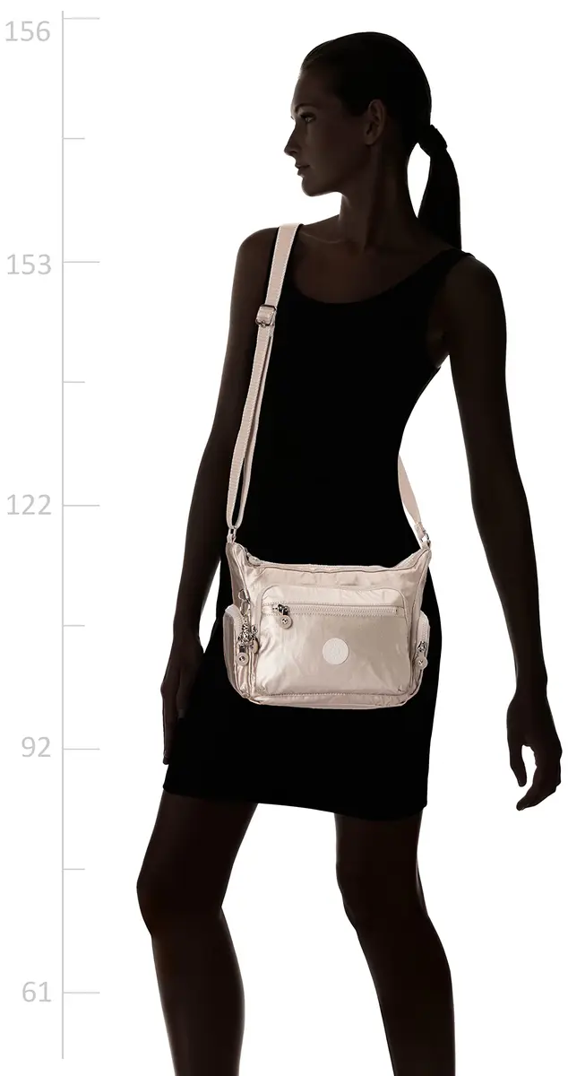 Kipling Women's Gabbie Small Crossbody Bag Metallic Glow | Lightweight Everyday Purse, Casual Shoulder Bag (7 L / 0.36 kg) - view 2