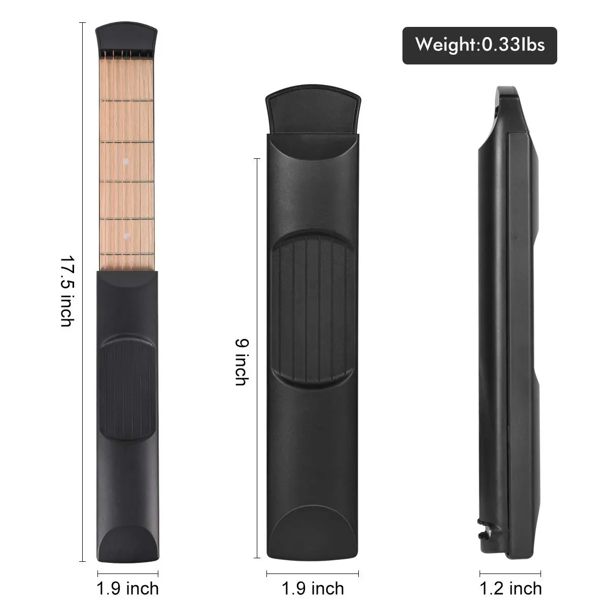 COOLOOK Pocket Guitar Practice Neck, 6 Fret | Portable Guitar Chord Practice Tool for Beginners - view 3