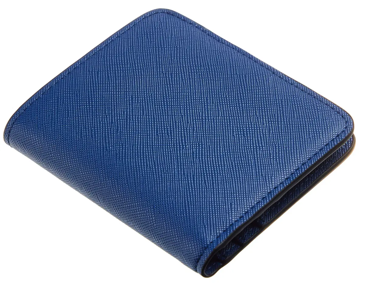 Toughergun Women's Slim Leather Wallet - CH Deep Blue, RFID Protection, Compact Bifold Mini Purse - view 3