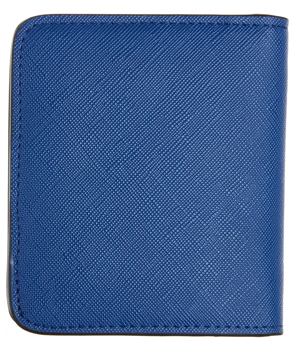 Toughergun Women's Slim Leather Wallet - CH Deep Blue, RFID Protection, Compact Bifold Mini Purse - view 4