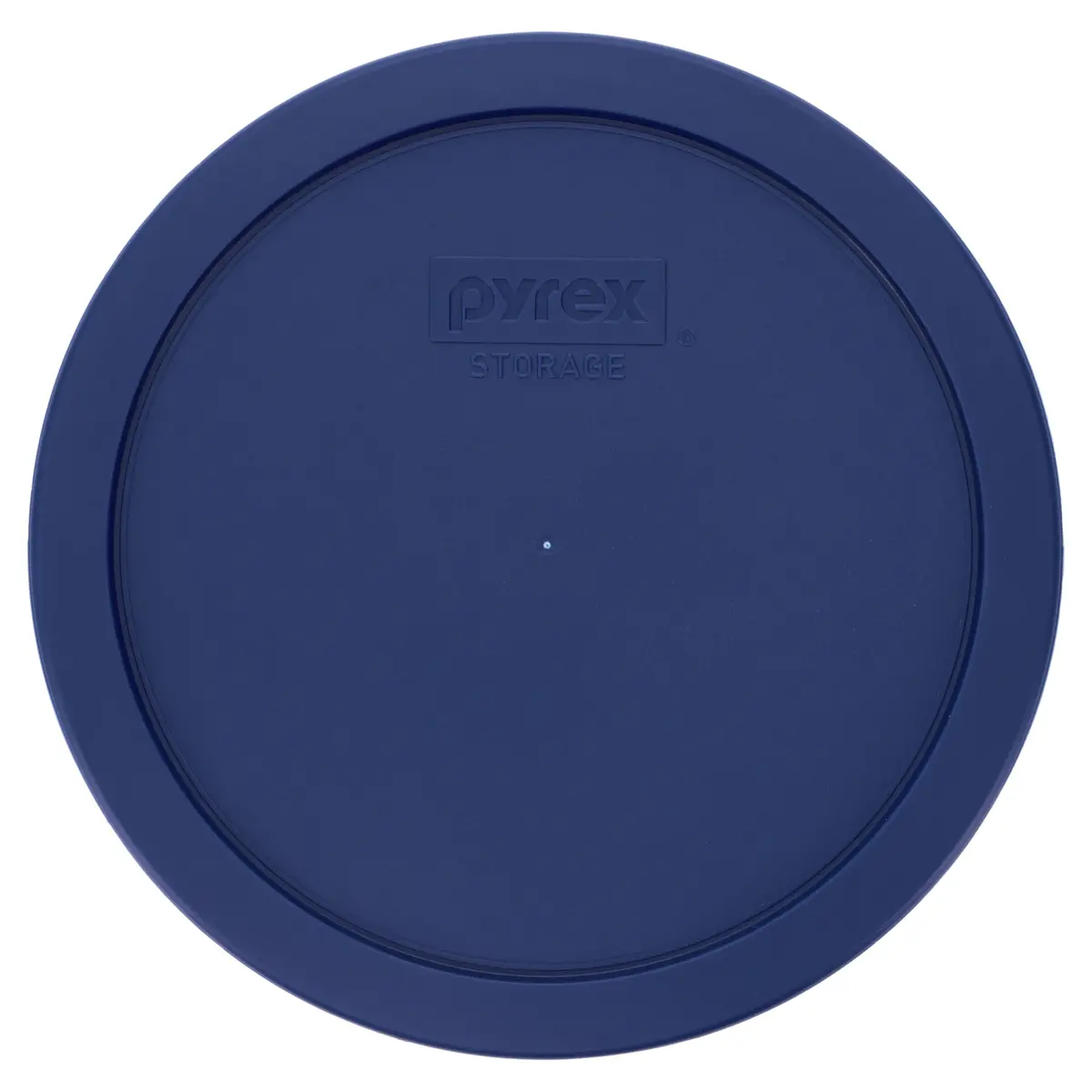Pyrex 7402-PC Dark Blue Replacement Lid for 6/7-Cup Round Bowls | BPA-Free Plastic, Microwave & Dishwasher Safe - main product image