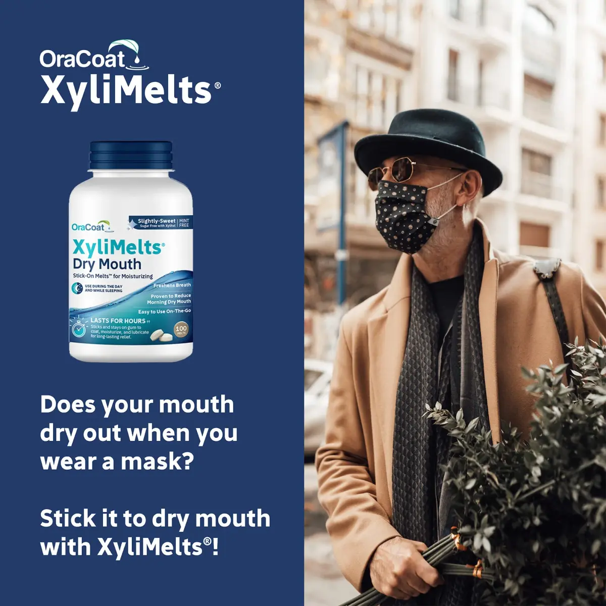 Oracoat XyliMelts Dry Mouth Adhering Discs 100 Count | Sugar-Free Xylitol for 8-Hour Relief - view 7