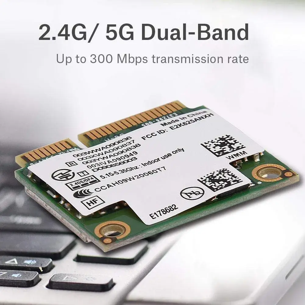 Hakeeta Network 6250 WiMax Mini PCI-E WiFi Card 300 Mbps | Dual Band 2.4/5GHz - view 4