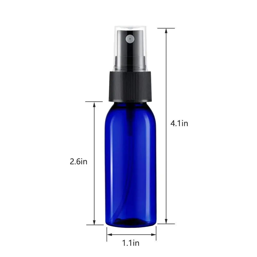 Lil Ray Blue 1 Oz (30ml) Plastic Fine Mist Spray Bottles (12-Pack) | TSA Approved Travel Size Containers - view 6