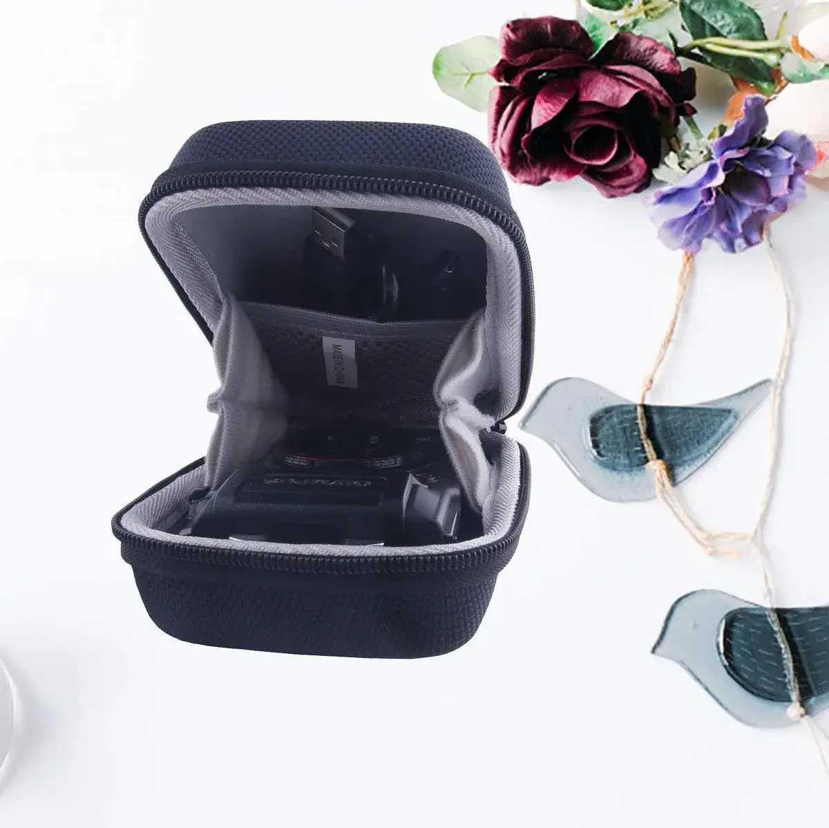 WERJIA Black Hard Carrying Case for Olympus TG-7/TG-6/TG-5/TG-4 Cameras | 12.7cm (5in) Length - view 5