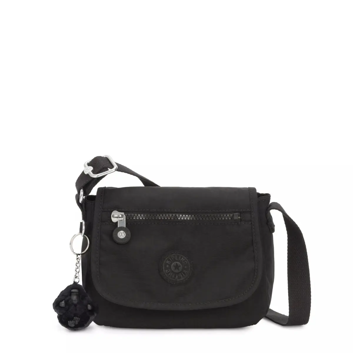 Kipling Sabian Mini Crossbody Bag in Black Noir (7.75"L x 5.75"H x 3.5"D) - main product image