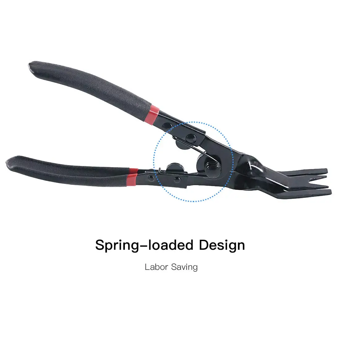 Glarks Universal Auto Door Car Upholstery Trim Clip Removal Plier Tool 23cm | Durable Carbon Steel, Ergonomic Handle - view 6
