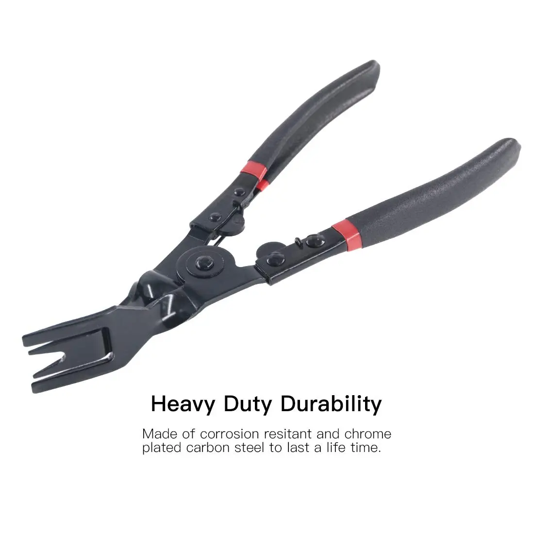 Glarks Universal Auto Door Car Upholstery Trim Clip Removal Plier Tool 23cm | Durable Carbon Steel, Ergonomic Handle - view 3