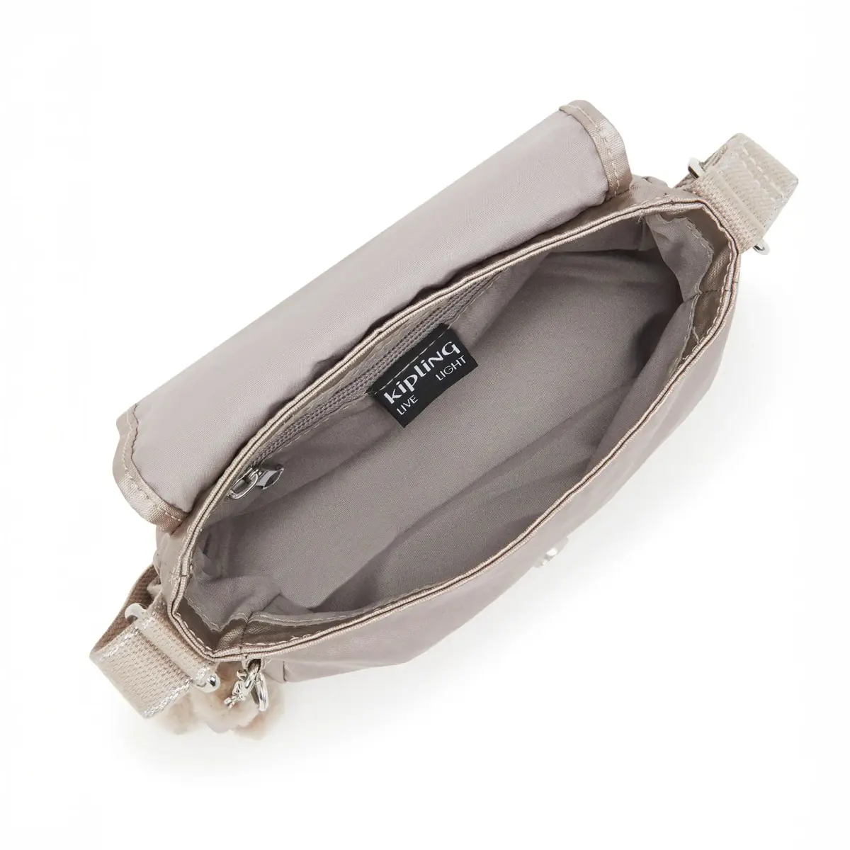 Kipling Sabian U Mini Crossbody Bag Metallic Glow 2L (7.75"L x 5.75"H x 3.5"D) | Lightweight & Water-Resistant for Daily Use - view 4