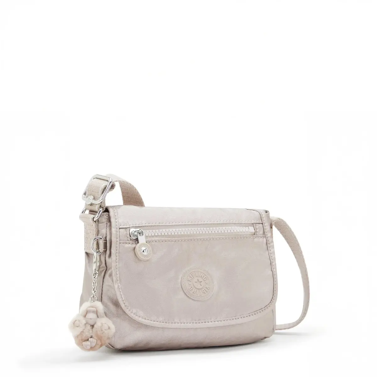 Kipling Sabian U Mini Crossbody Bag Metallic Glow 2L (7.75"L x 5.75"H x 3.5"D) | Lightweight & Water-Resistant for Daily Use - view 5
