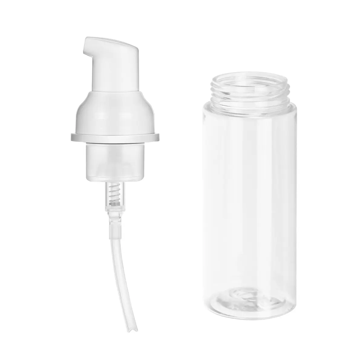 JIUZHU 10 Pcs 2oz (60ml) Clear PET Foaming Soap Pump Bottles | BPA-Free for Travel & Cosmetics - view 4