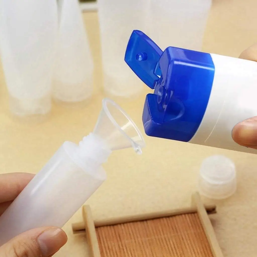 Nydotd 18 Pack 30ml (1oz) Clear Plastic Squeeze Bottles with Flip Caps | TSA Approved Travel Containers for Liquids - view 6