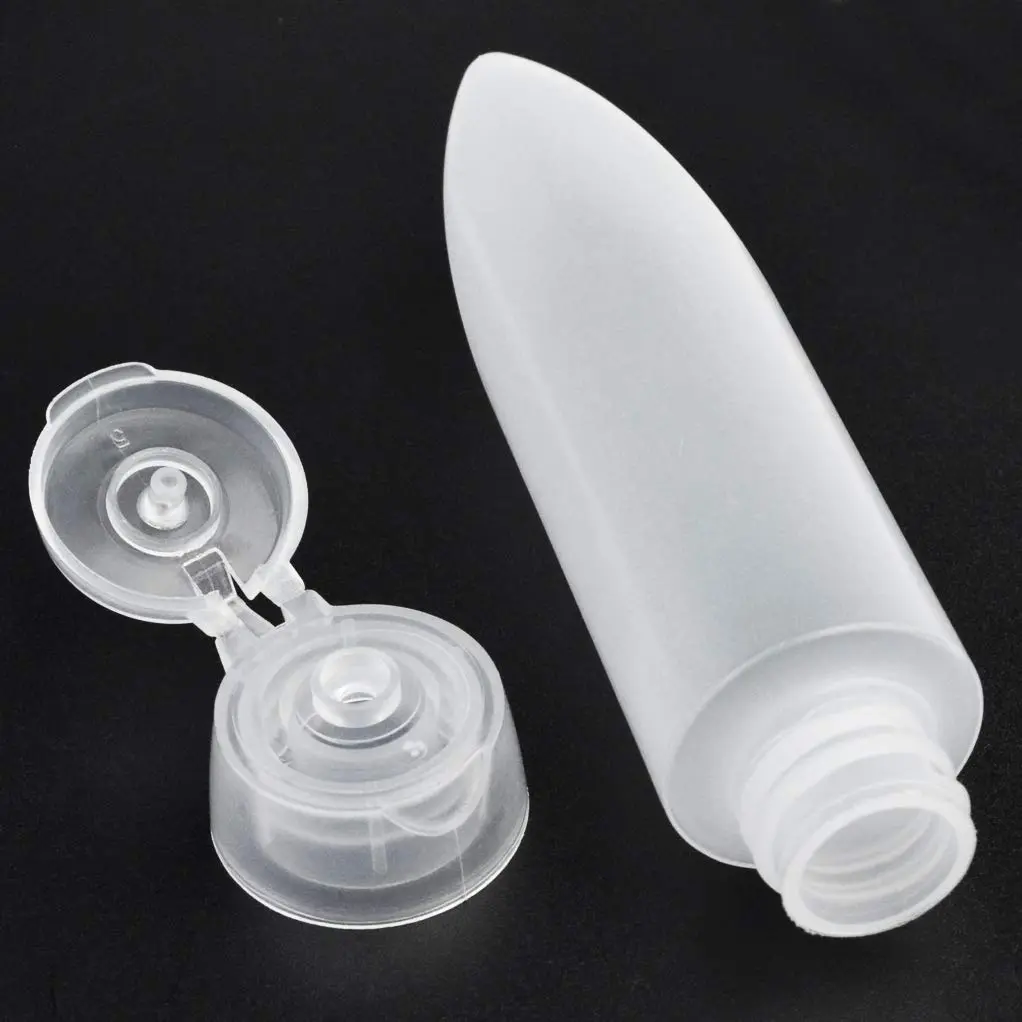 Nydotd 18 Pack 30ml (1oz) Clear Plastic Squeeze Bottles with Flip Caps | TSA Approved Travel Containers for Liquids - view 3