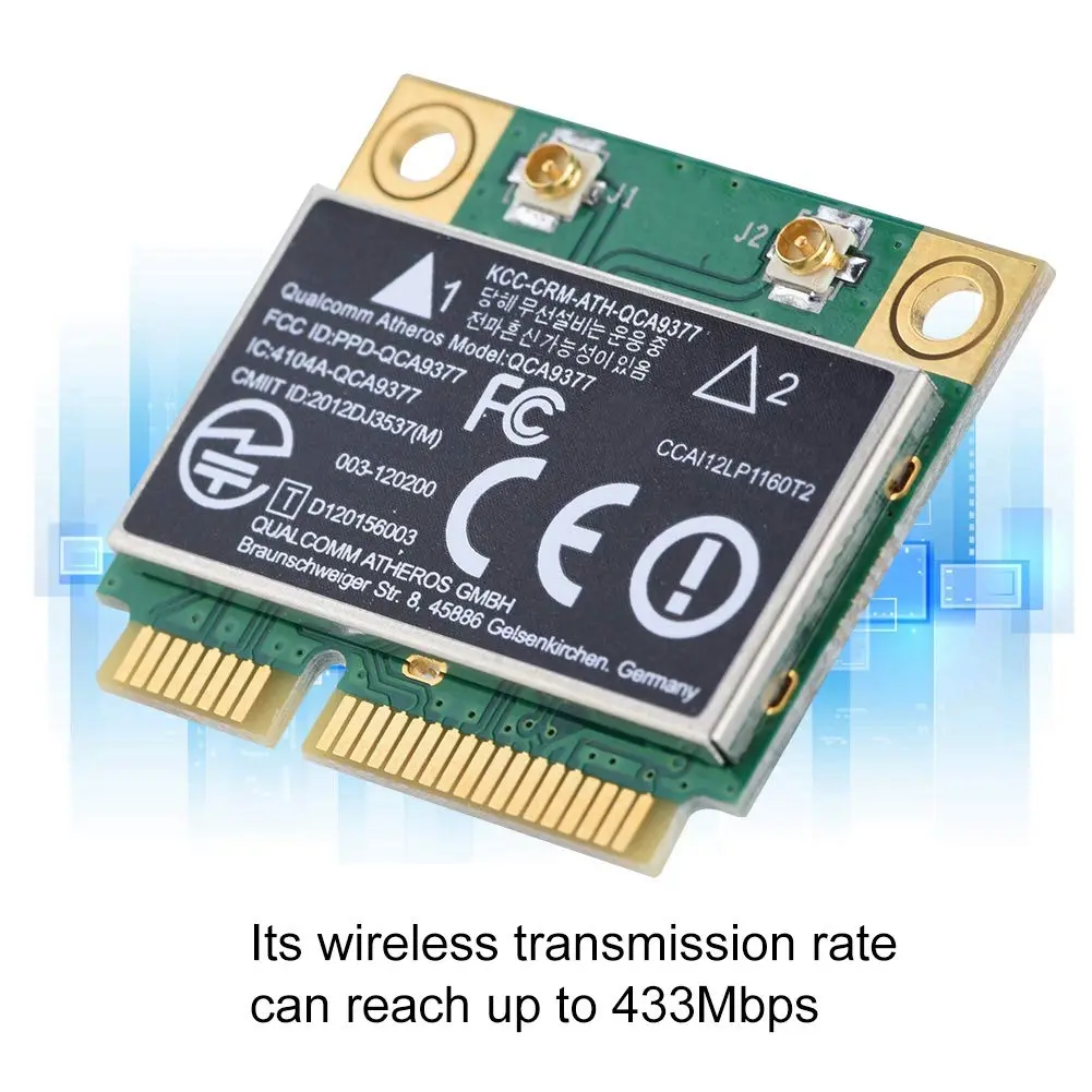 Tangxi Dual Band Network Interface Card 433Mbps | 2.4G & 5G PCI-E WiFi Adapter with Bluetooth 4.2 - view 4