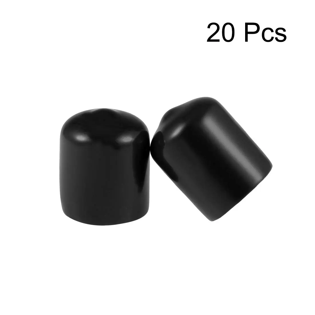uxcell Rubber End Caps 15mm | Thread & Pipe Protection for Furniture & Electronics - view 2