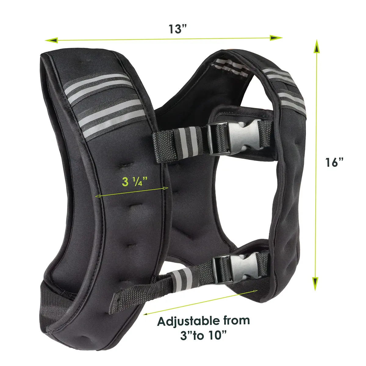 ProsourceFit Exercise Weighted Training Vest - 10lb | Adjustable, Durable & Balanced for All Fitness Levels - view 2