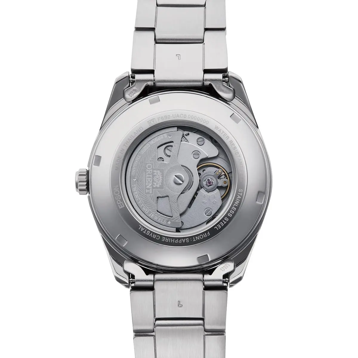 ORIENT Sun & Moon Automatic Watch, Mechanical, Contemporary, Men's, White, Silver | Sun & Moon Dial, Self-Winding - view 2