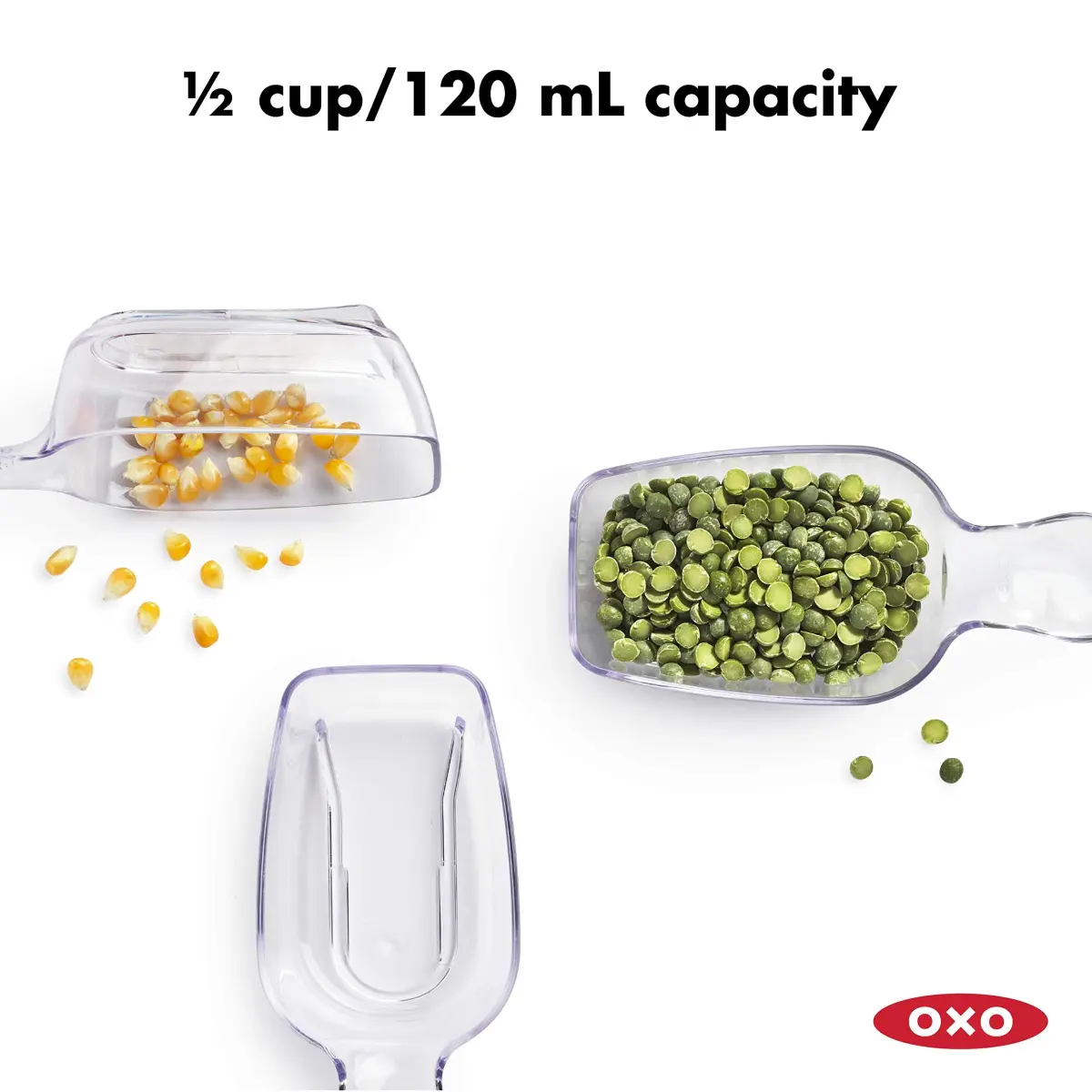 OXO Good Grips POP Container Accessories 3-Piece Scoop Set | BPA-Free & Dishwasher Safe - view 2