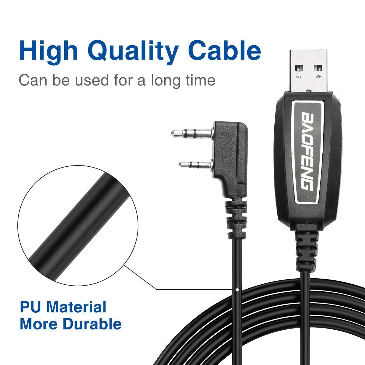 BAOFENG USB Programming Cable PL2303 Support Chirp Compatible UV-5R Mini, BF-F8HP, UV-5G Plus, GM-15Pro, UV-82, UV-5R, GM21, T18 Quansheng, Driver - view 5