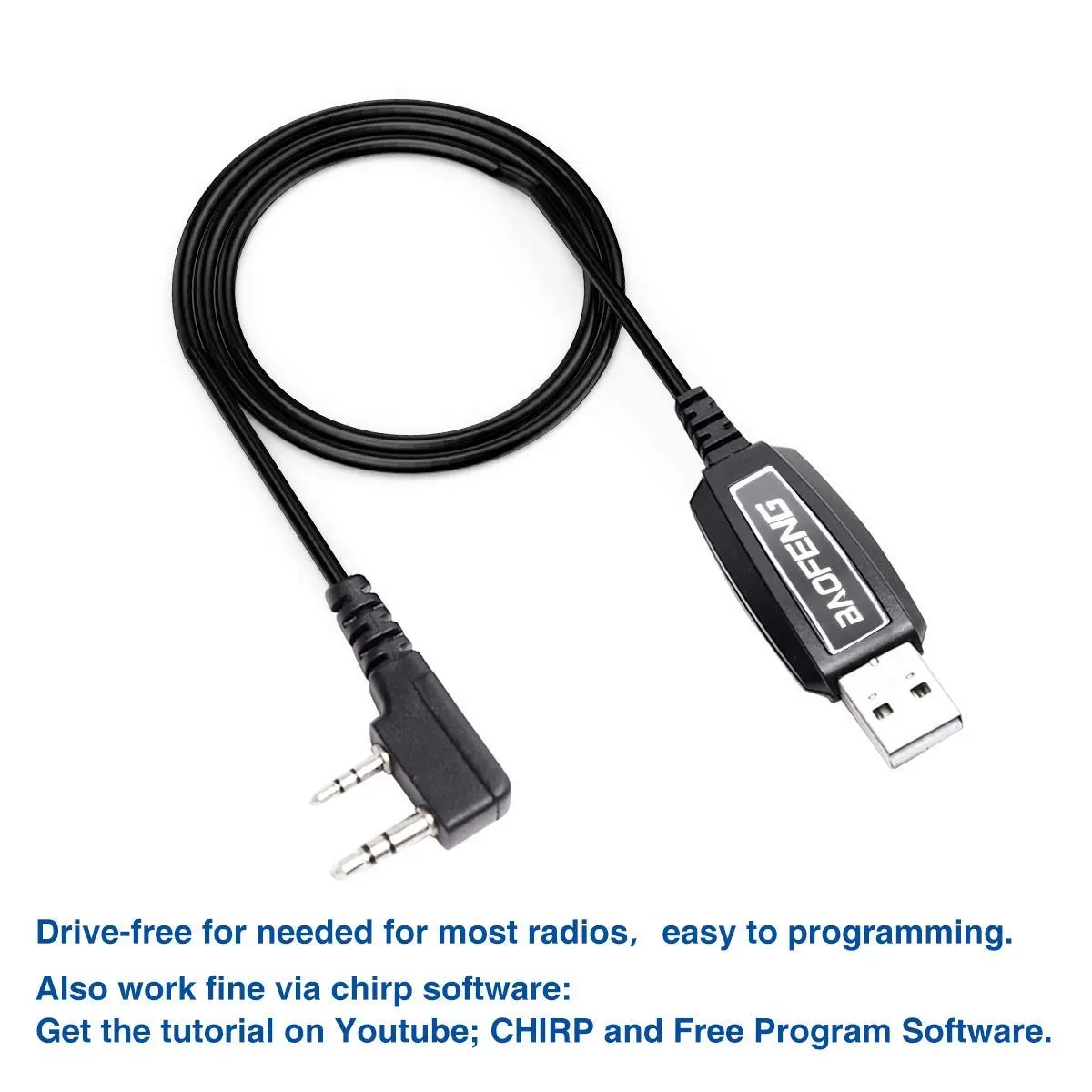 BAOFENG USB Programming Cable PL2303 Support Chirp Compatible UV-5R Mini, BF-F8HP, UV-5G Plus, GM-15Pro, UV-82, UV-5R, GM21, T18 Quansheng, Driver - view 6