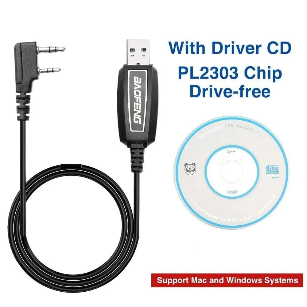 BAOFENG USB Programming Cable PL2303 Support Chirp Compatible UV-5R Mini, BF-F8HP, UV-5G Plus, GM-15Pro, UV-82, UV-5R, GM21, T18 Quansheng, Driver - view 4