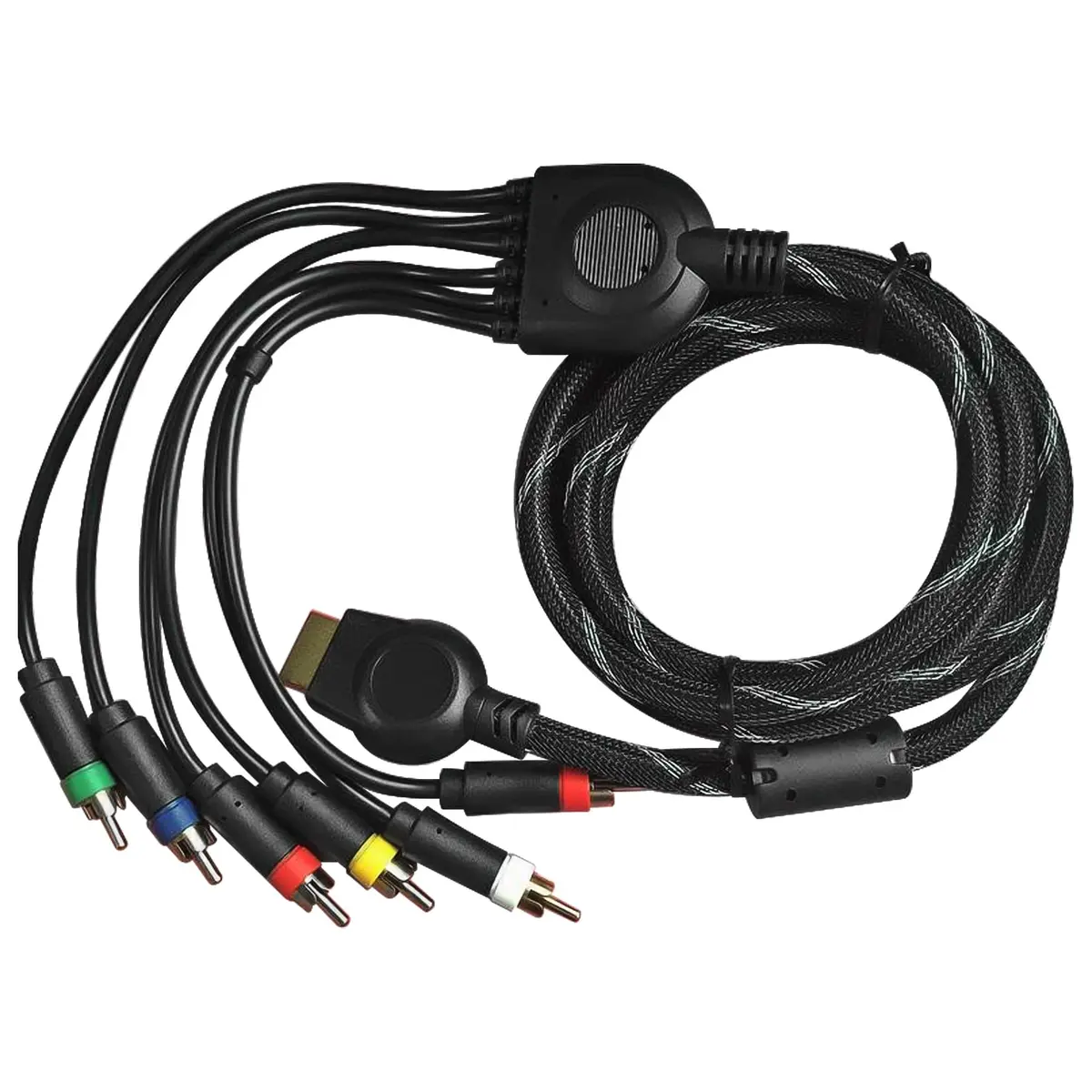 TENINYU PS3 Component AV Cable 6 ft (1.83 m) | High Resolution HDTV Multi Out RCA Audio Video Cable for PS2/PS3/PS3 Slim - view 7