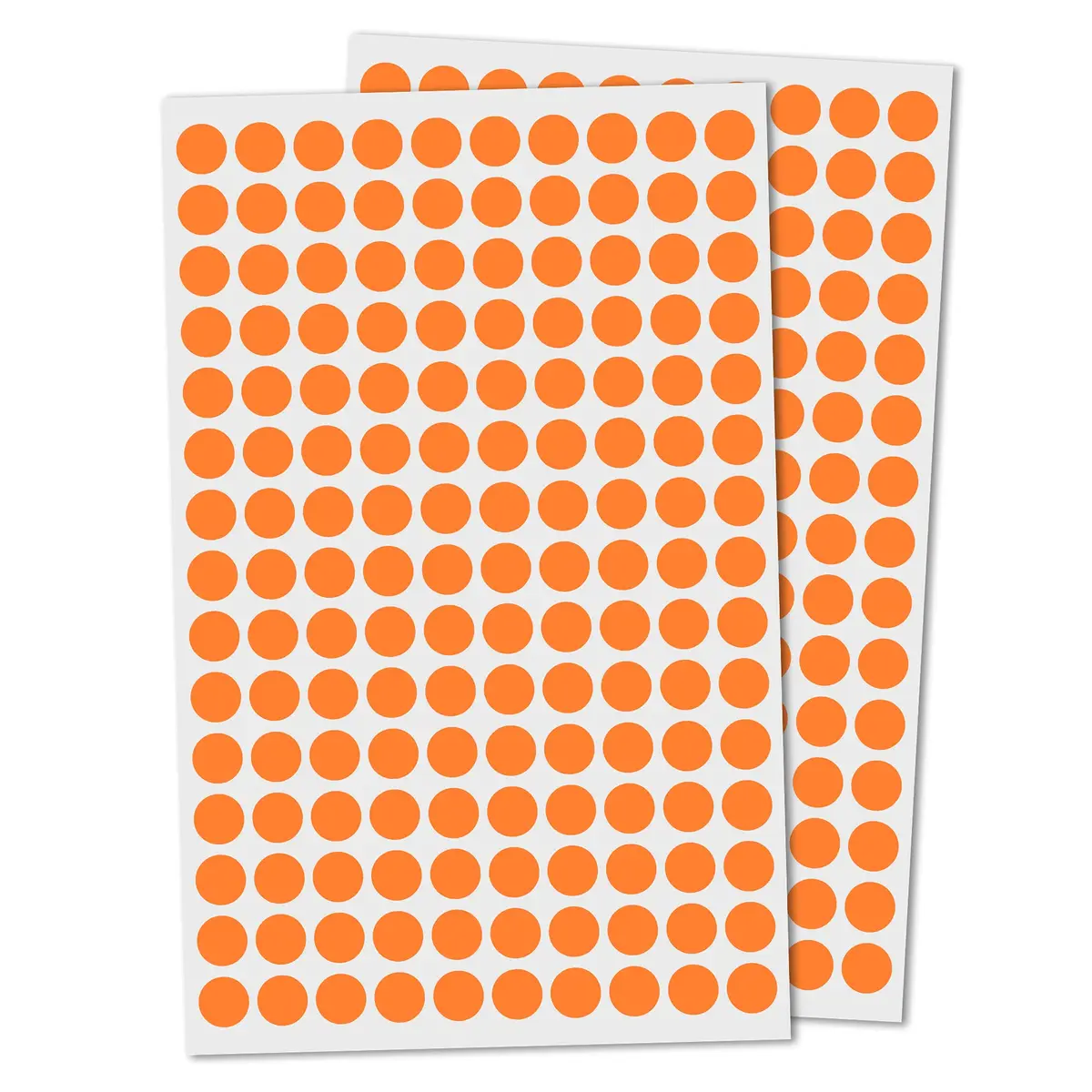 TownStix Orange 3000 Pack Label | 0.375" Round Dot Stickers for Office & School - main product image