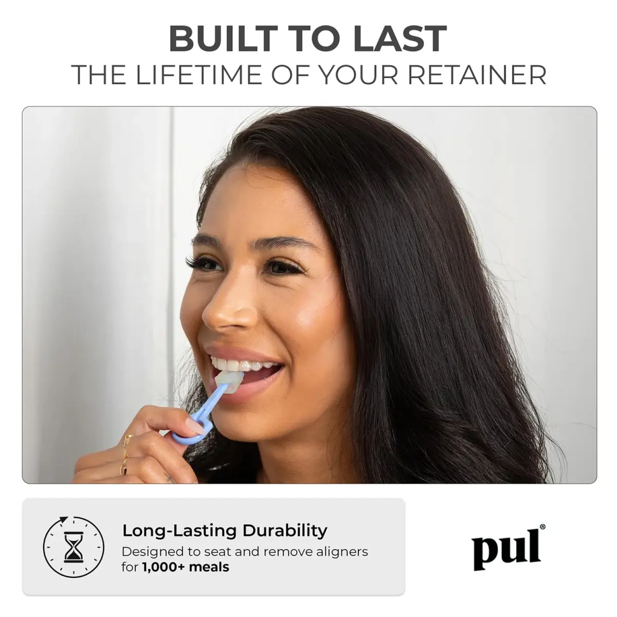 PUL 2-in-1 Aligner Removal Tool and Chewies Orange Pack | Hygienic Easy Removal & Secure Fit - view 5