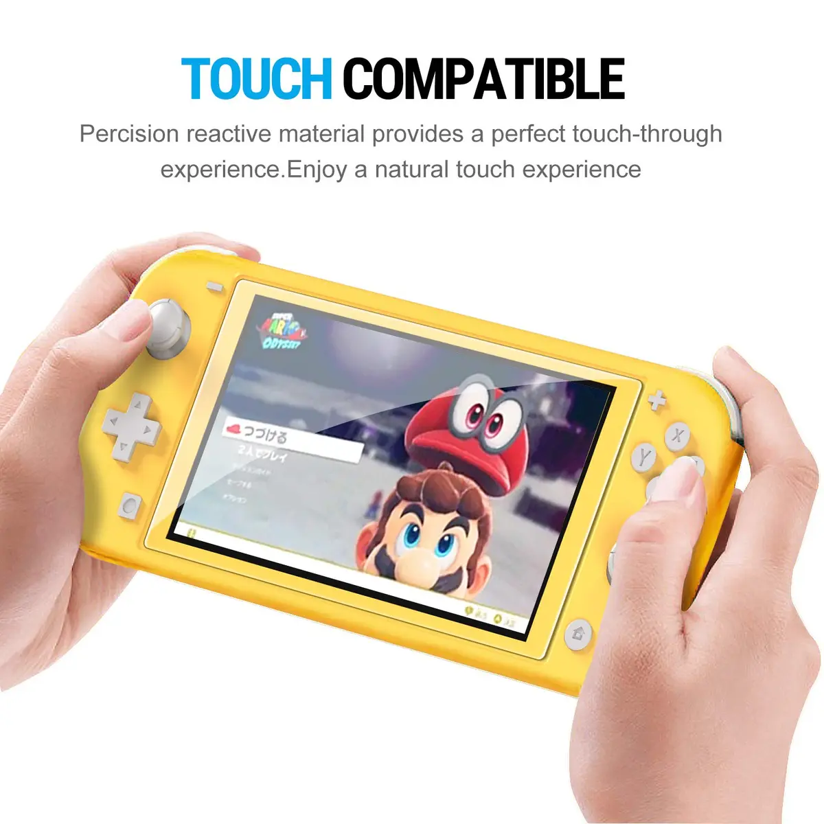 ivoler 4 Pack Screen Protector Tempered Glass for Nintendo Switch Lite, Transparent HD 9H Hardness | Clear Anti-Scratch Bubble-Free Fit - view 7