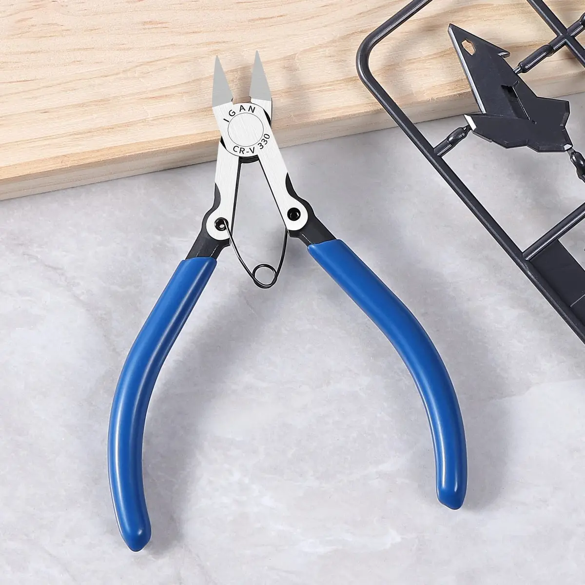 IGAN-330 Wire Flush Cutters 5''x5 | Precision Electronic Model for Jewelry & Electronics - view 7