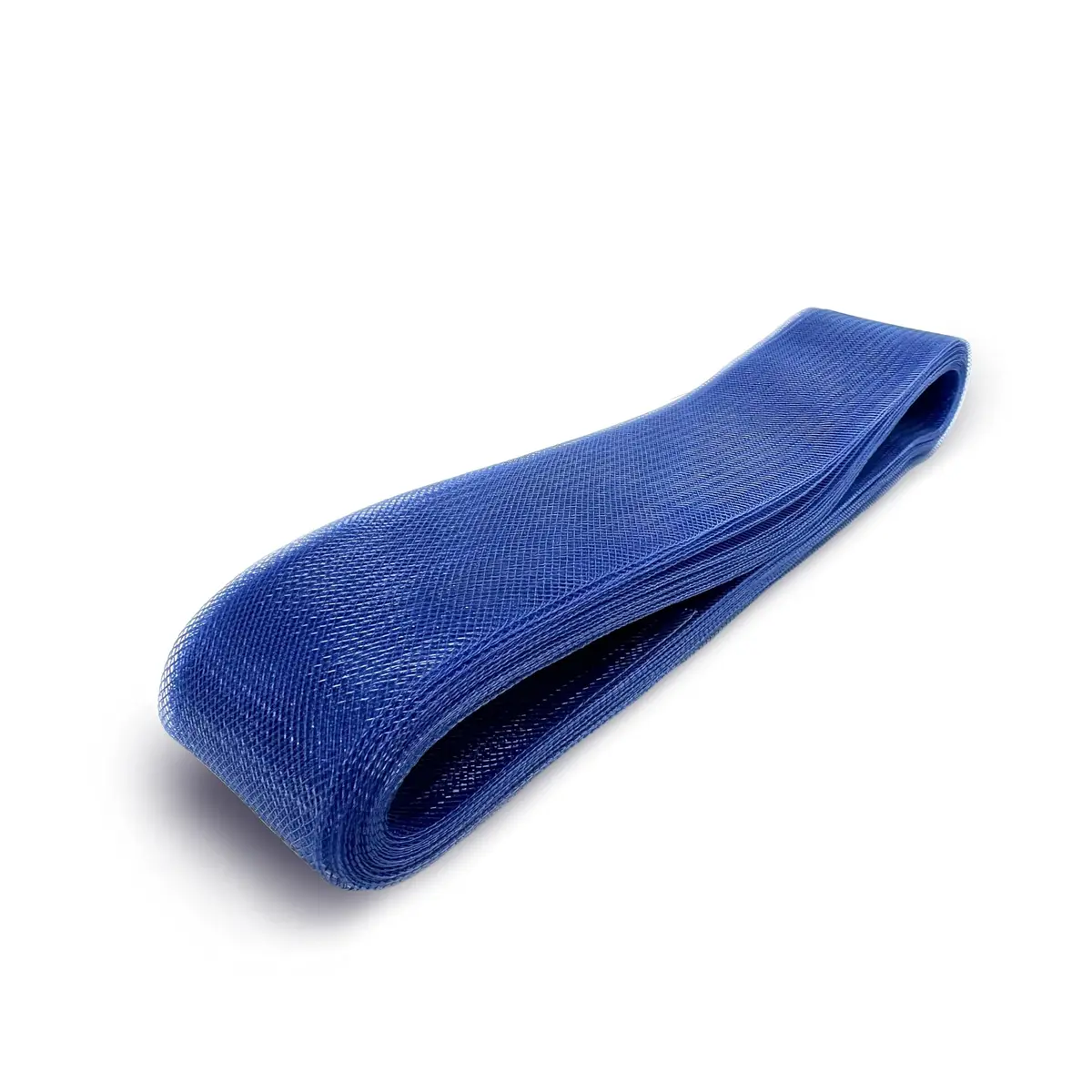 Top Trimming 2" Wide Soft Horsehair Braid | 22 Yards, Navy Blue, Washable & Dry Cleanable - view 3