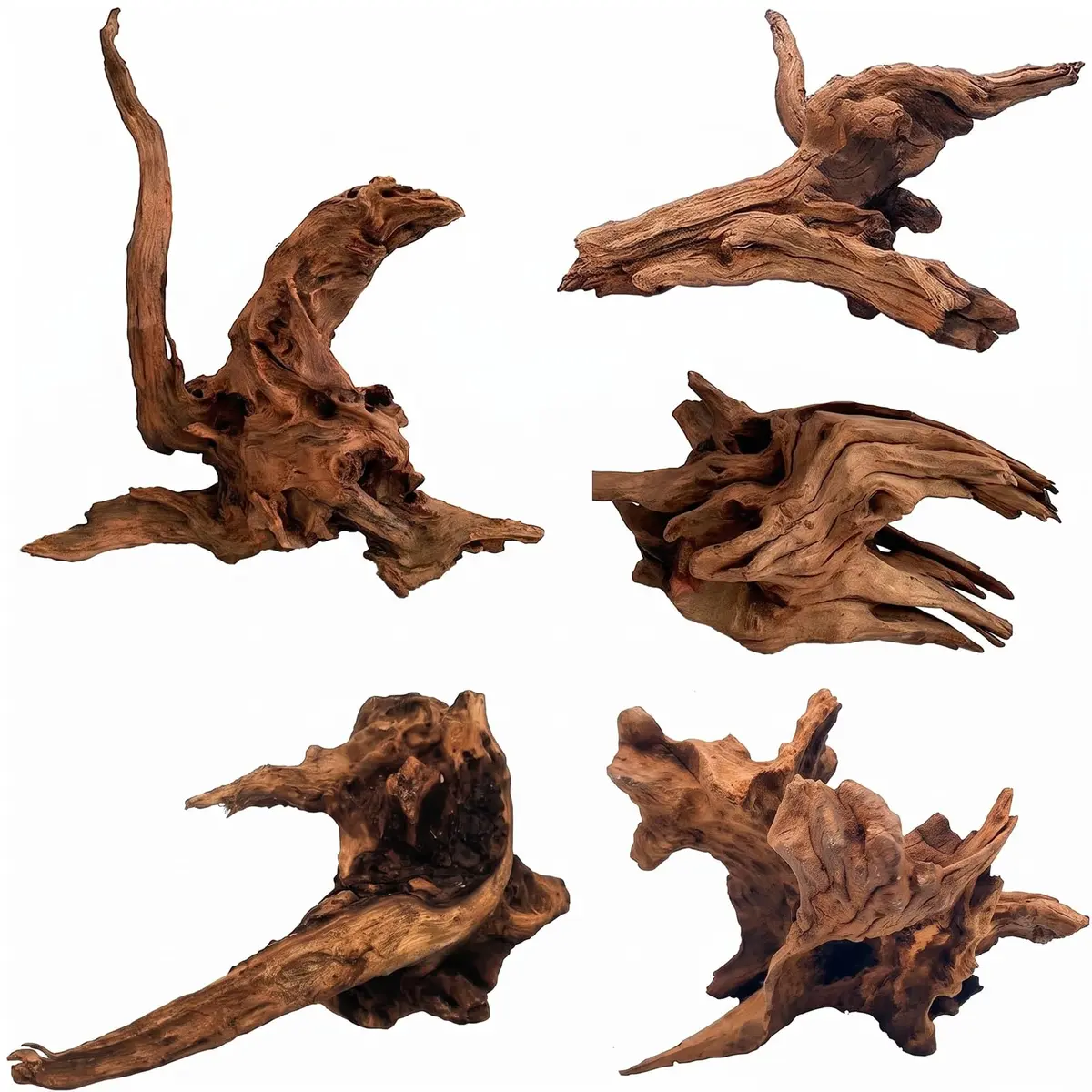 Hamiledyi Aquarium Driftwood 3.5-7in | Natural Betta Fish Tank Decor Accessories - main product image