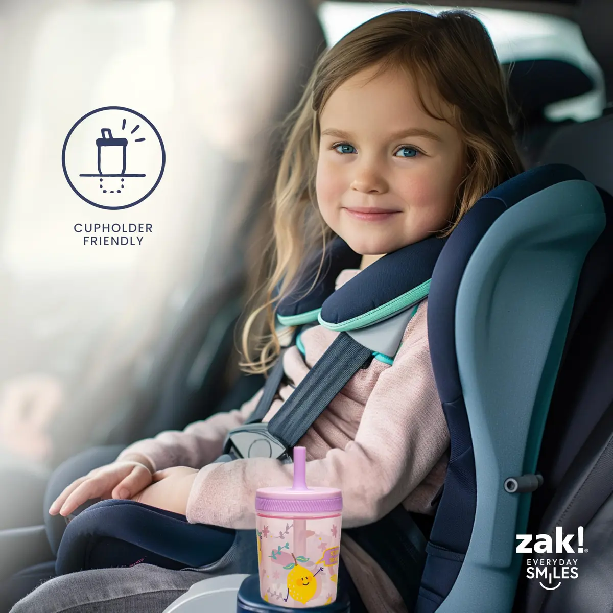 Zak Designs Disney Frozen II Kelso Tumbler Set, Leak-Proof 15 oz | Durable Plastic & Silicone Kids Bundle - view 7
