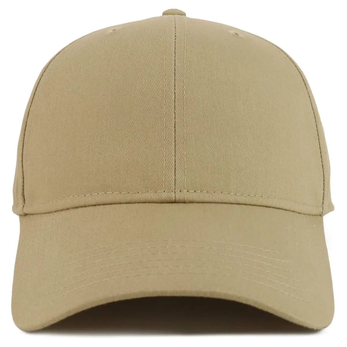Armycrew XXL Oversize High Crown Baseball Cap Khaki | Deep Crown Fit for 2XL-3XL - view 2