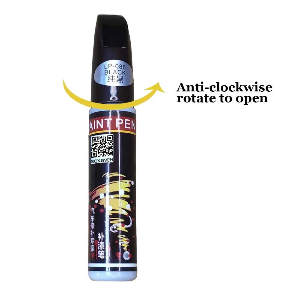 SONGVEN Black Car Touch Up Pen for Deep Scratches | 12ml (0.4 Fl Oz) - view 6