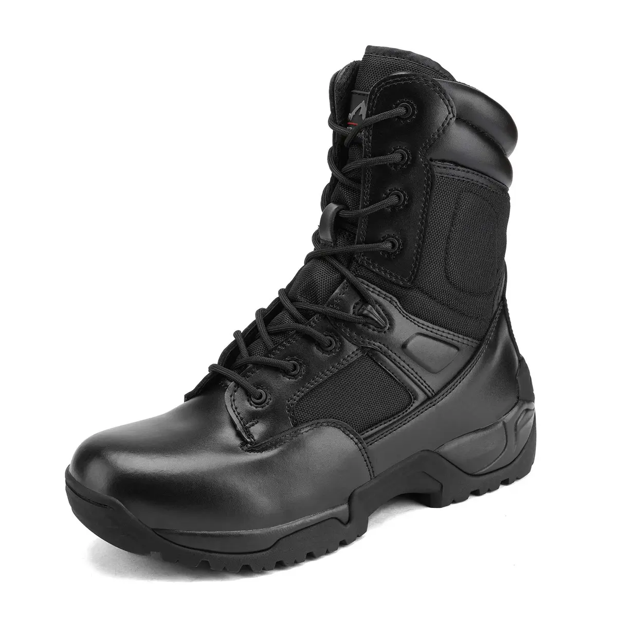 NORTIV 8 Men's Military Tactical Work Boots Side Zip 9 | Light-Duty Hiking & Outdoor Support - main product image