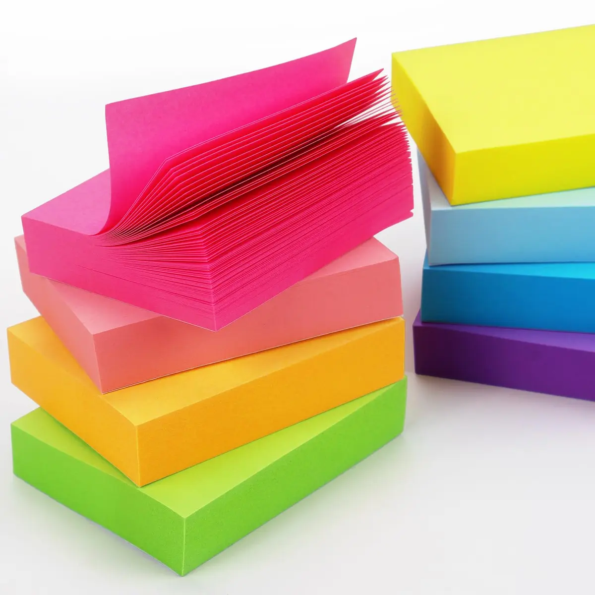Winner Aura Self-Stick Notes 1.5x2 in | Bright Colors, Reusable, 24 Pads - view 4