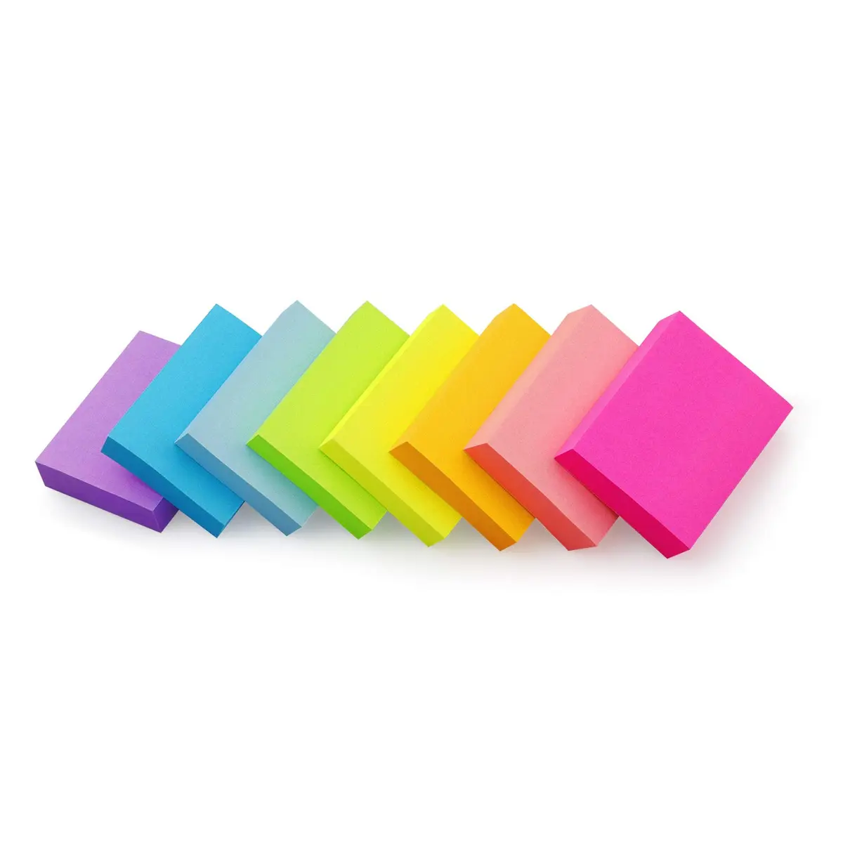 Winner Aura Self-Stick Notes 1.5x2 in Bright Colors Pack of 8 | Reusable & Easy Notice - main product image