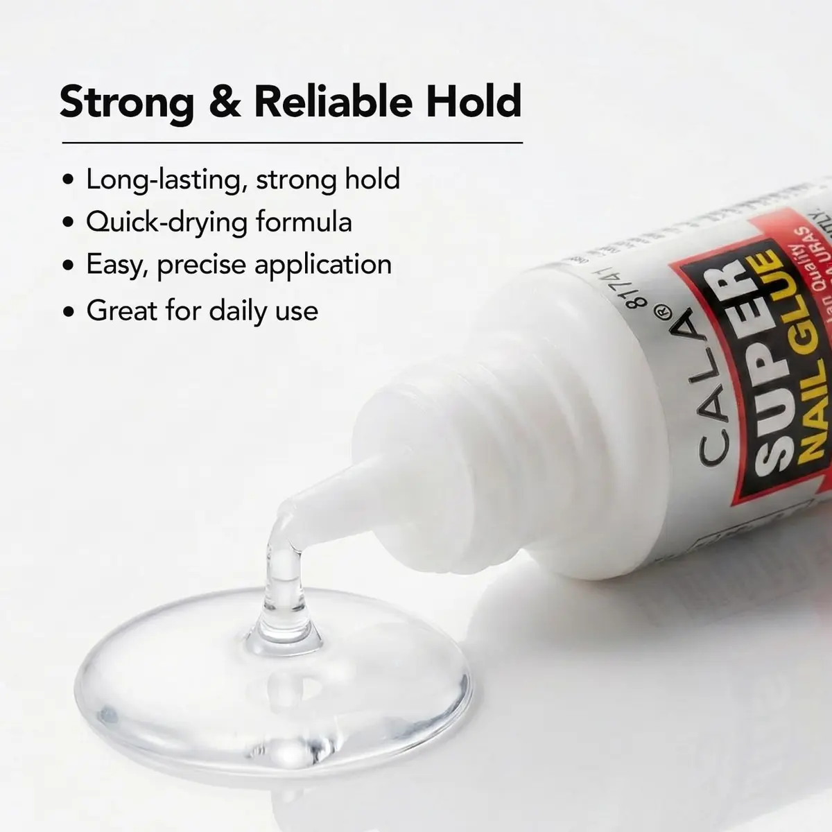 CALA Super Nail Glue for Broken Nails, 0.10 Fl Oz (Pack of 3) | Professional Quick Dry Adhesive - view 2
