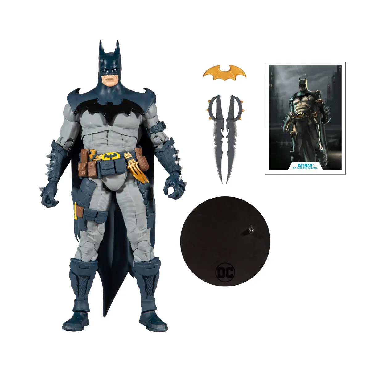 McFarlane Toys DC Multiverse Batman Designed By Todd McFarlane 7" Action Figure | Ultra Articulation & Detailed Design - view 7
