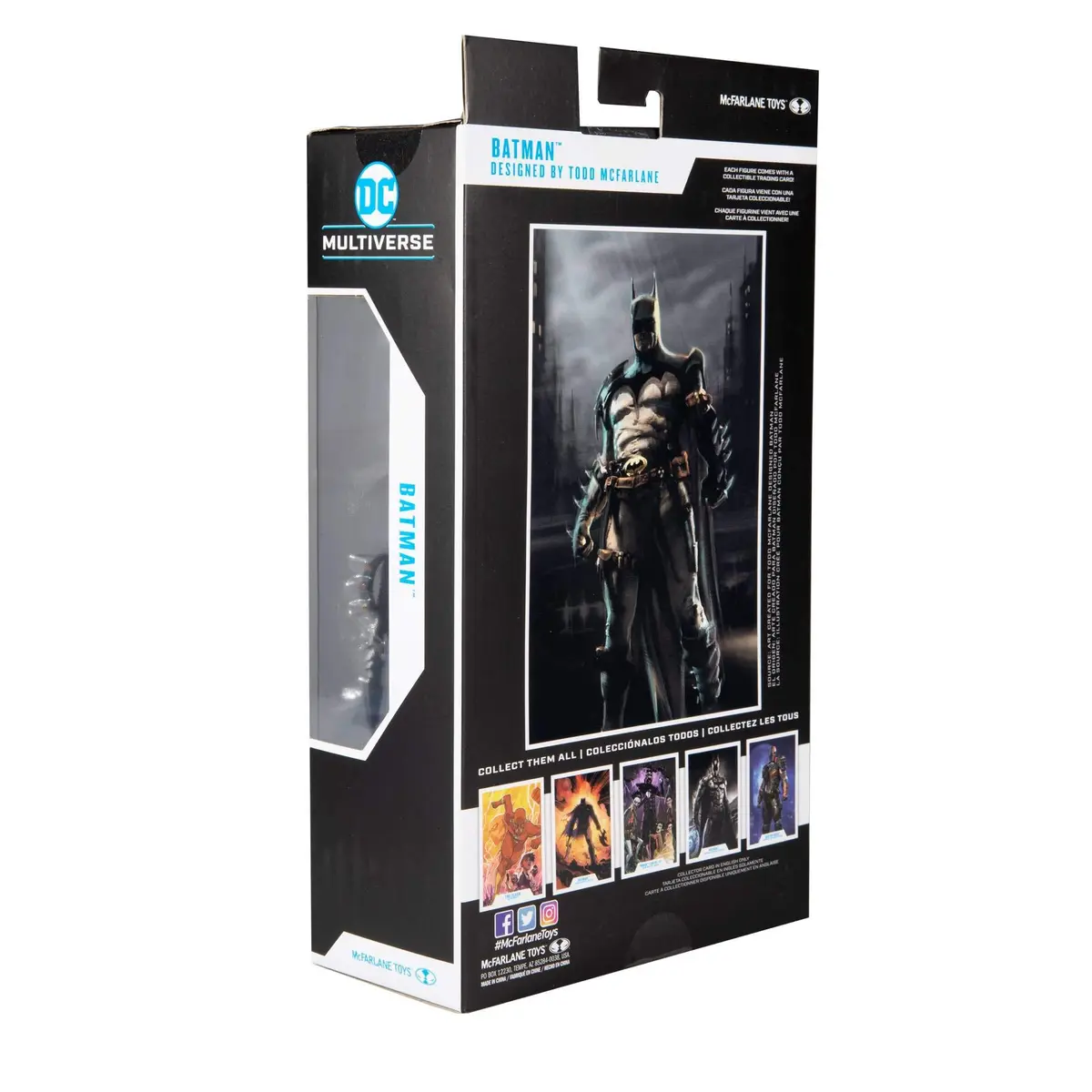 McFarlane Toys DC Multiverse Batman Designed By Todd McFarlane 7" Action Figure | Ultra Articulation & Detailed Design - view 9