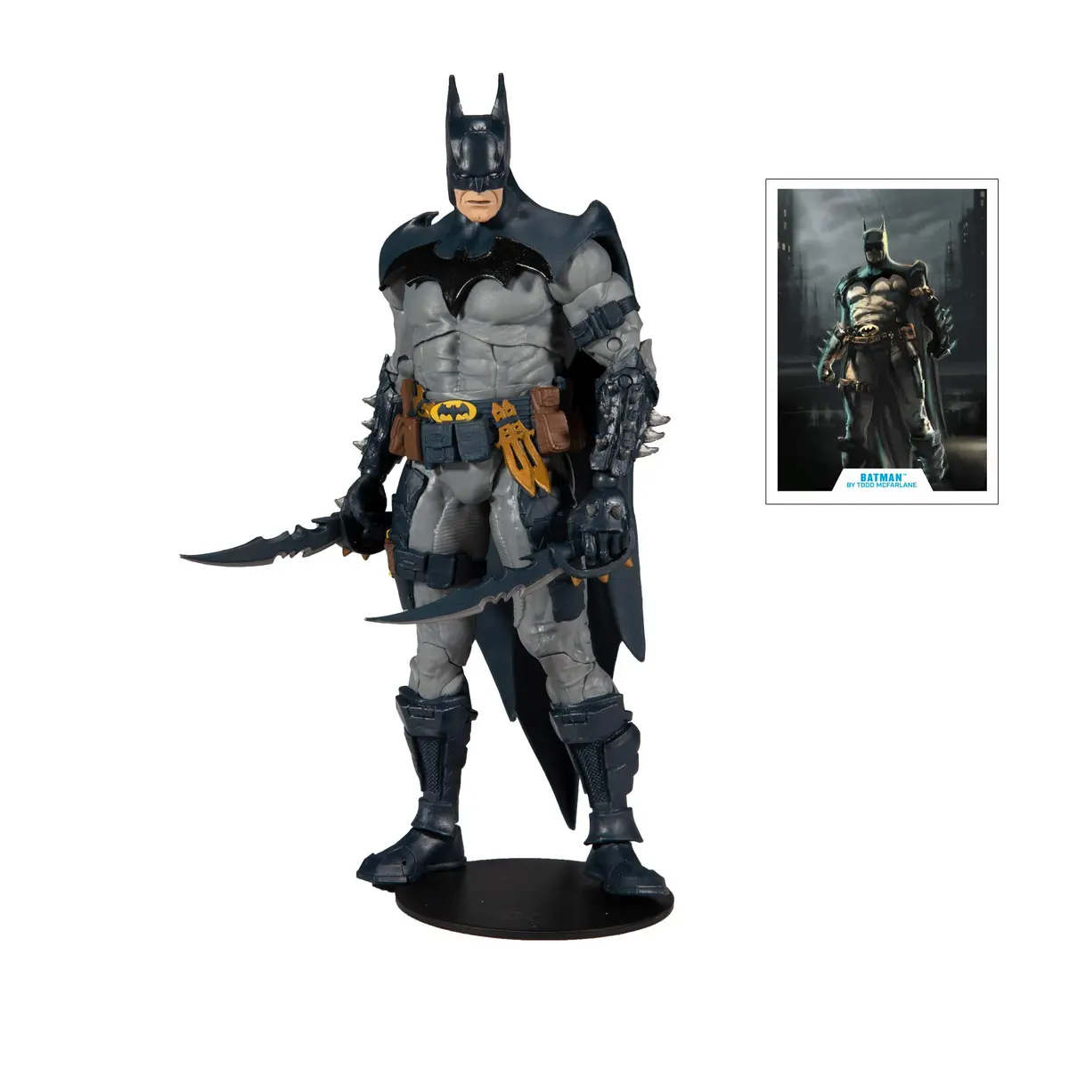 McFarlane Toys DC Multiverse Batman Designed By Todd McFarlane 7" Action Figure | Ultra Articulation & Detailed Design - view 3