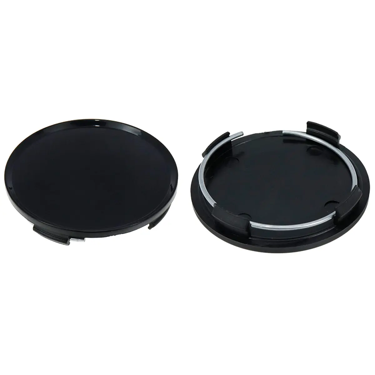 AUTUT 63mm Wheel Rim Hub Center Covers Replacement with Metal Ring, Pack of 4 | Snap-On Fit for Cars & Trucks - view 4