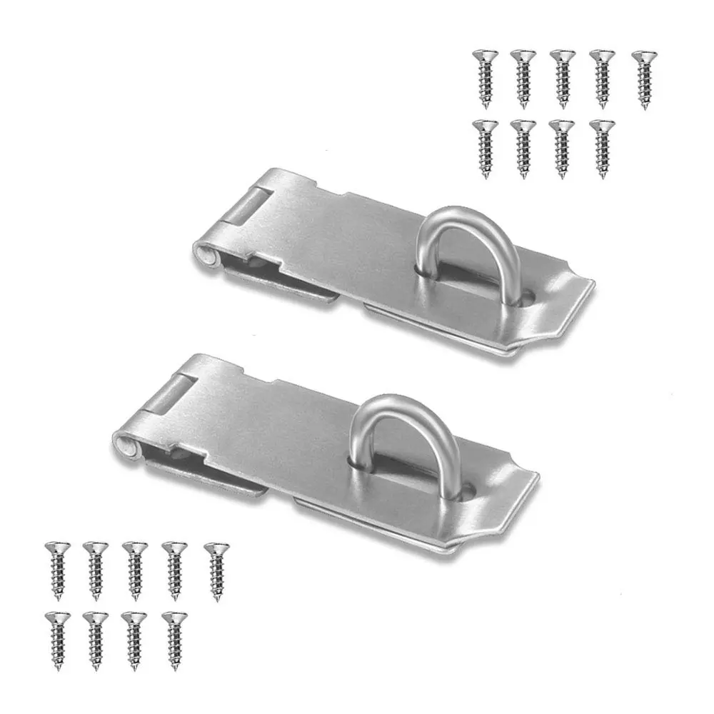 VIDYSUFYR Door Locks Hasp Latch 5 Inch | Stainless Steel Safety Packlock for Doors & Gates - main product image